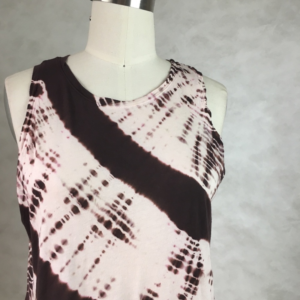 🇺🇸 MICHAEL STARS Cotton Tie Dye Muscle Tank Crew